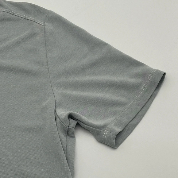 Tommy Bahama Tencel Lyocell Polo Mens Medium Grey Short Sleeve - Picture 4 of 8